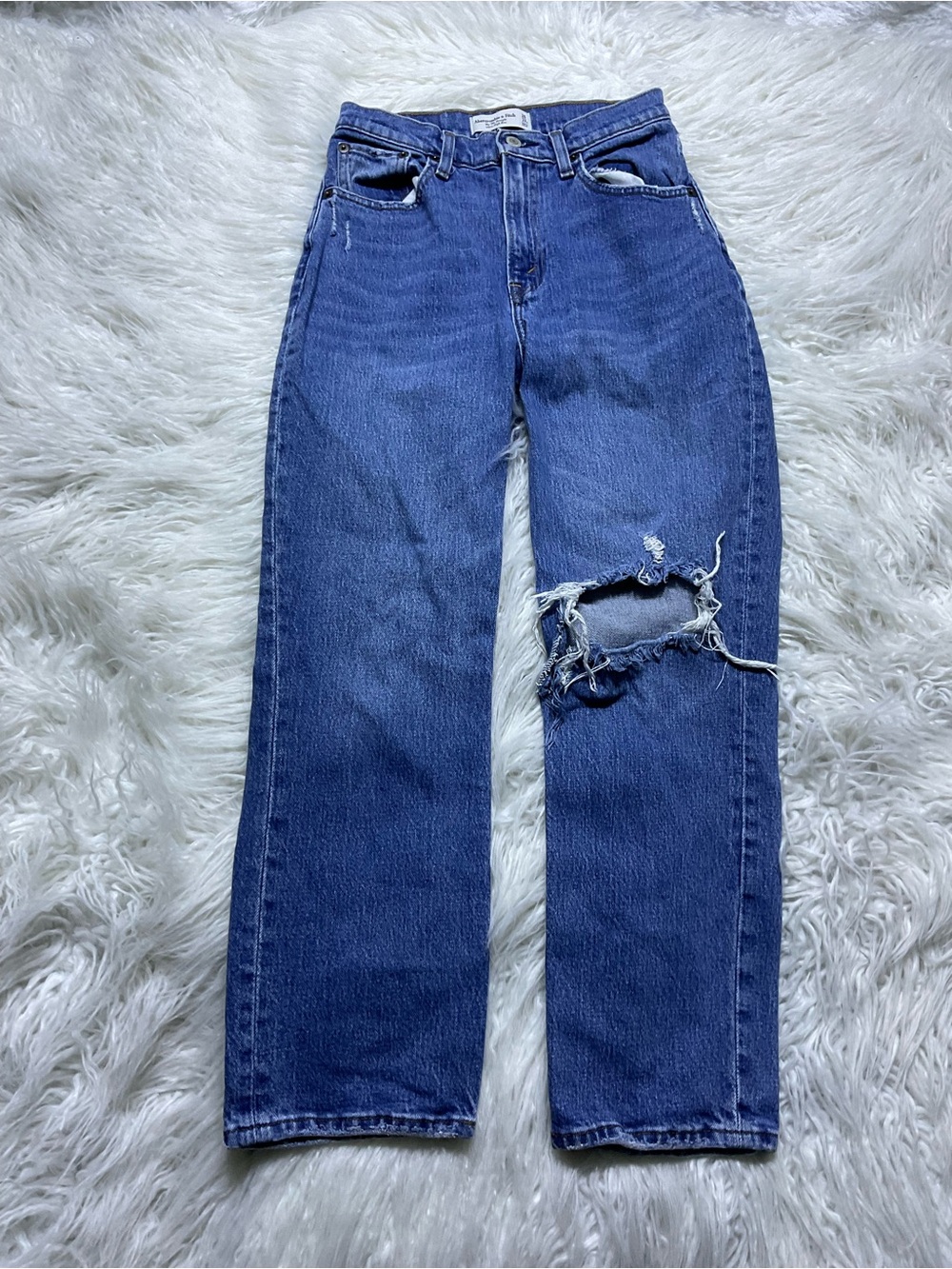 Abercrombie Curve Love The 90’s Straight Ultra High Rise Jeans